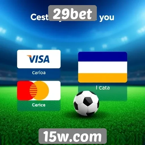 Métodos de pagamento aceitos pelo 29bet